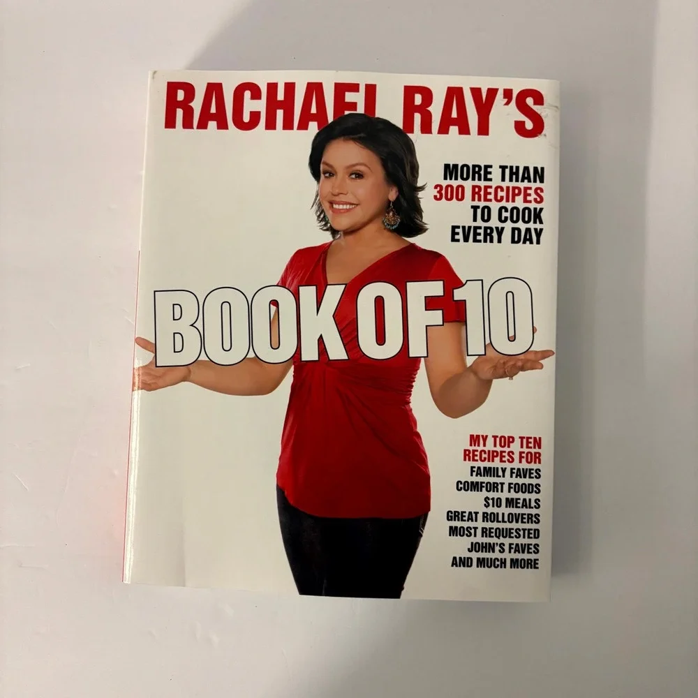 Rachael Ray's Book of 10 Cookbook 300 Recipes 1st Ed 2009 Paperback